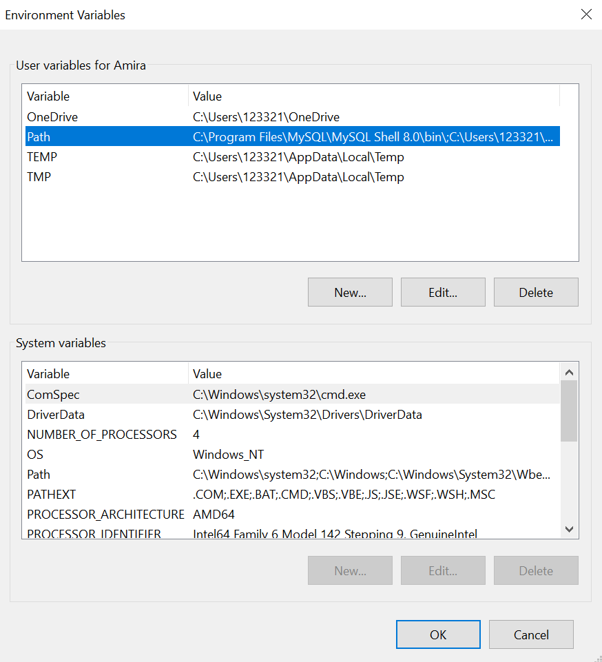 Windows Setting